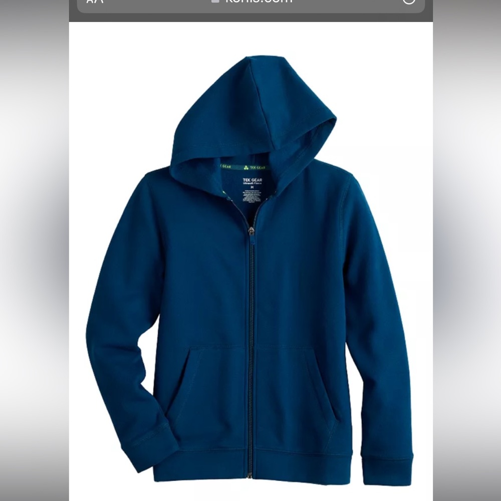 EUC boys M Teck Gear super soft hoodie